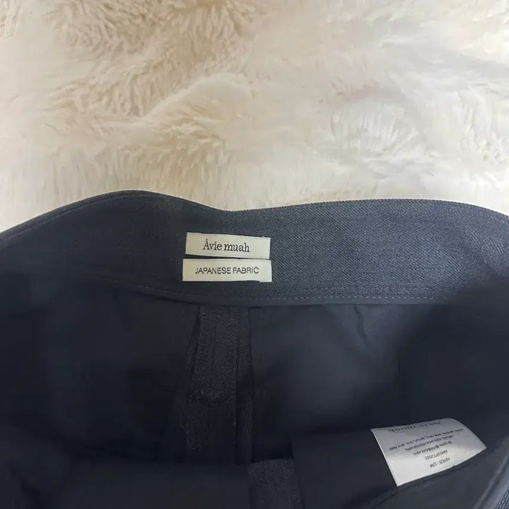 [BUNJANG] AVIEWOIS Cross Belted Wide Wool Trousers / 아비에무아 크로스 벨티드 와이드 울 트라우저