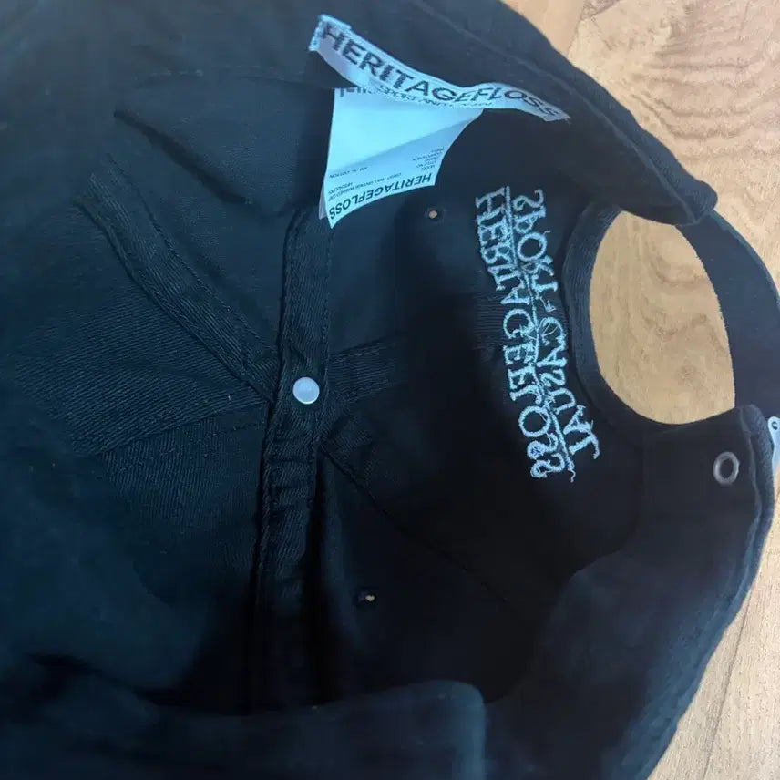 [BUNJANG] Heritagefloss Black Ball Cap / 헤리티지플로스 볼캡