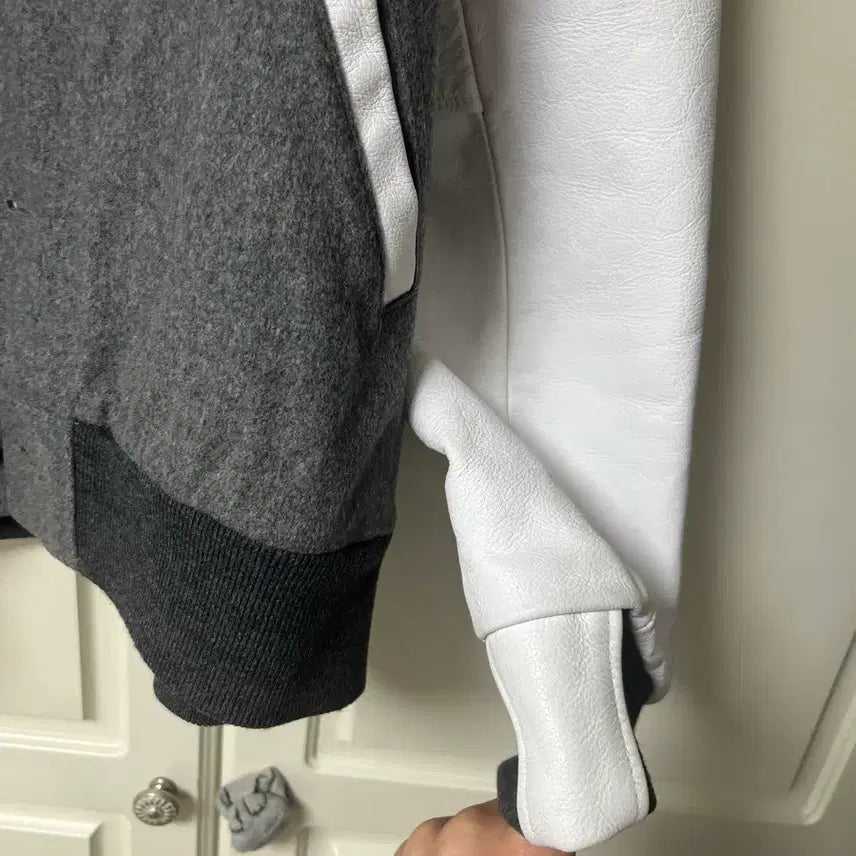 [BUNJANG] Thom Browne Cashmere Varsity Jacket / 톰브라운 캐시미어 바시티 [2] 그레이 95~100