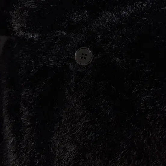 [BUNJANG] PUBLICKA X Nael Fur Half Coat Black / PUBLICKA X 퍼블리카엑스 Nael Fur Half Coat 블랙