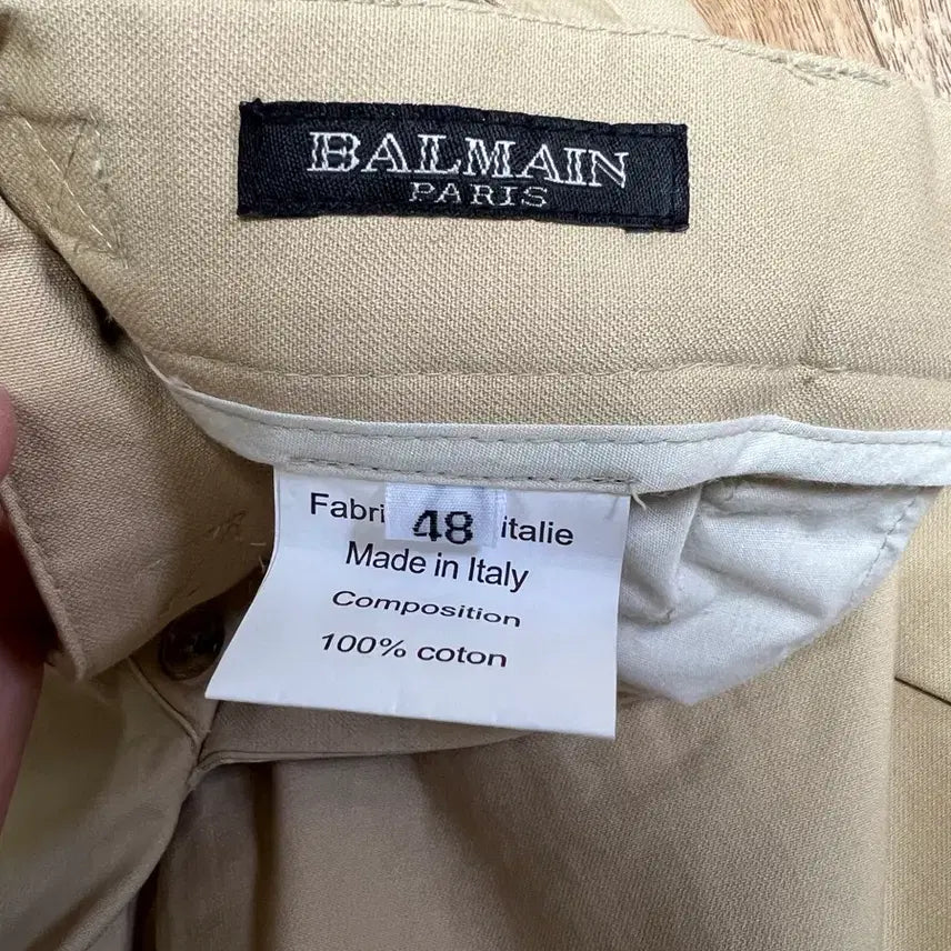 [BUNJANG] Balmain Paris Cotton Pants / 발망 파리 면바지 48사이즈