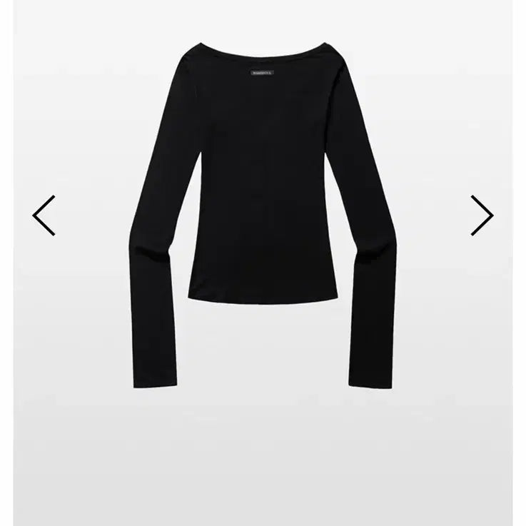 [BUNJANG] 513 V-Neck Long Sleeve Black / 킴서울 킴즈서울 513 브이넥 롱 슬리브 블랙