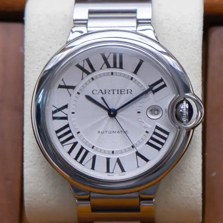 [BUNJANG] Cartier Ballon Bleu 42 Automatic Watch / 까르띠에 발롱블루 42 오토매틱 시계