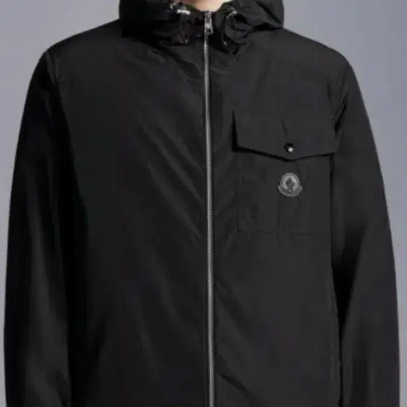 [BUNJANG] Moncler Puye All Black Windbreaker Jacket / 몽클레어 푸유에 네이비 바람막이 텍달린 새상품