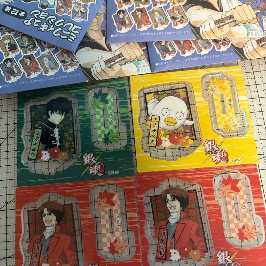 [BUNJANG] Gintama Hijikata &amp; Elizabeth Acrylic Stand / 은혼 중프샵 피겨 아크릴 히지카타 엘리자베스 티츠마
