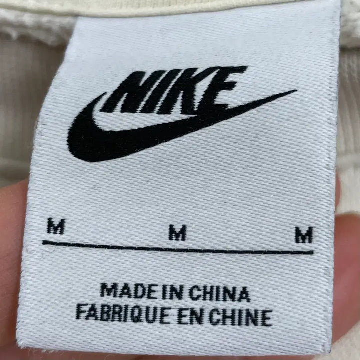 [BUNJANG] Nike Air Force 1 Cream Men's Sweatshirt / [상의] 나이키 에어포스1 크림색 맨투맨