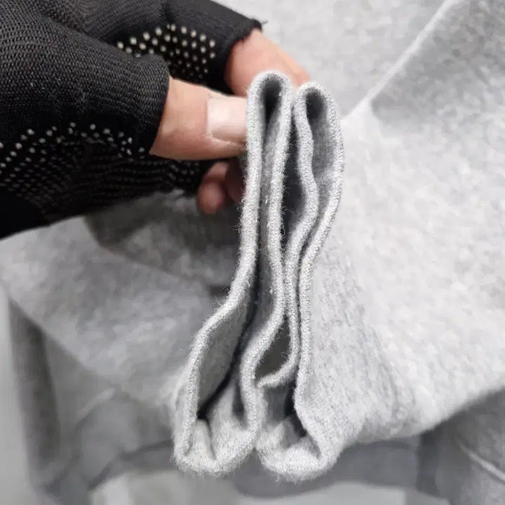 [BUNJANG] Lacoste Fleece Sweatshirt Gray / 100L 라코스테 기모 맨투맨 회색