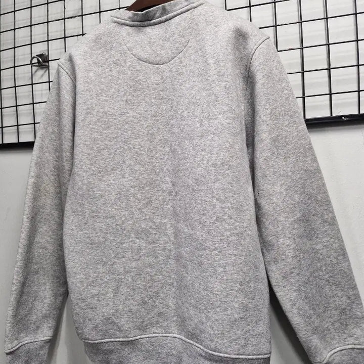 [BUNJANG] Lacoste Fleece Sweatshirt Gray / 100L 라코스테 기모 맨투맨 회색