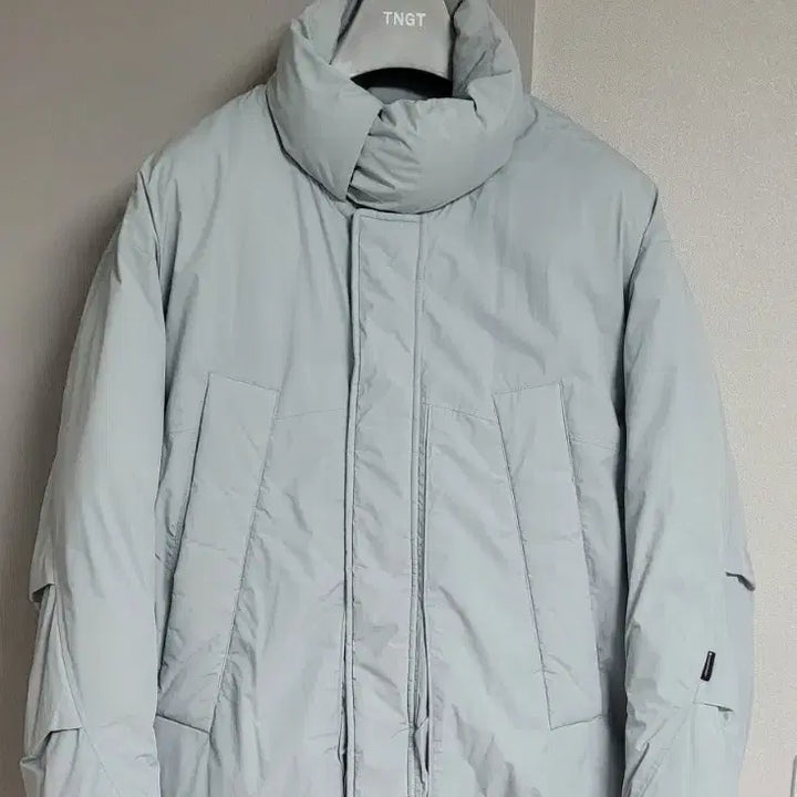 [BUNJANG] Guess PrimaLoft Oversized Parka - Sky Blue (Size L) / 게스 프리마로프트 오버핏 파카 하늘색 사이즈 L