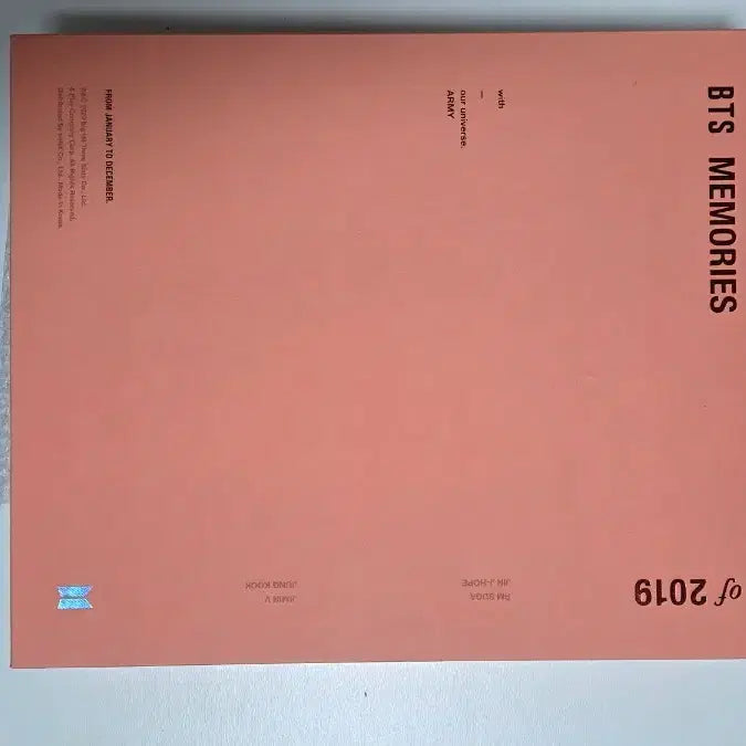 방탄소년단 BTS Memories 2019 DVD