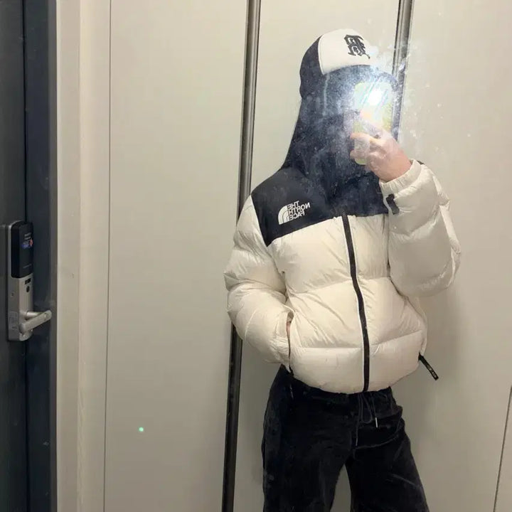 [BUNJANG] The North Face 1996 Eco Nuptse Puffer Jacket White / 노스페이스 1996에코 눕시 화이트