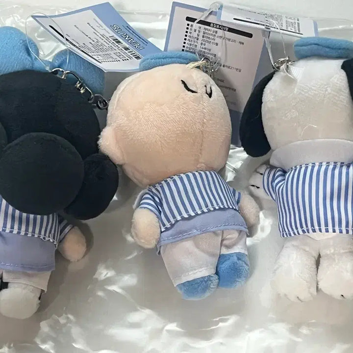 [BUNJANG] Snoopy Uniform Keyring (3-Piece Set) / 스누피 제복 키링- 3개 세트