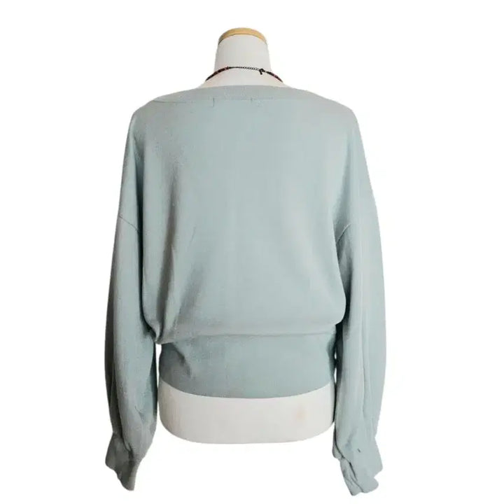 [BUNJANG] Mint Crop Sweatshirt / 민트 크롭 스웻셔츠