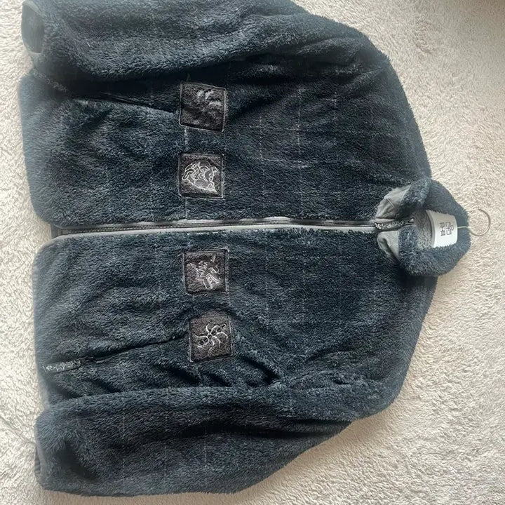 [BUNJANG] Poleriter Hank Fleece Ink Black Size 4 / 폴리테루 행크 후리스 잉크 블랙4
