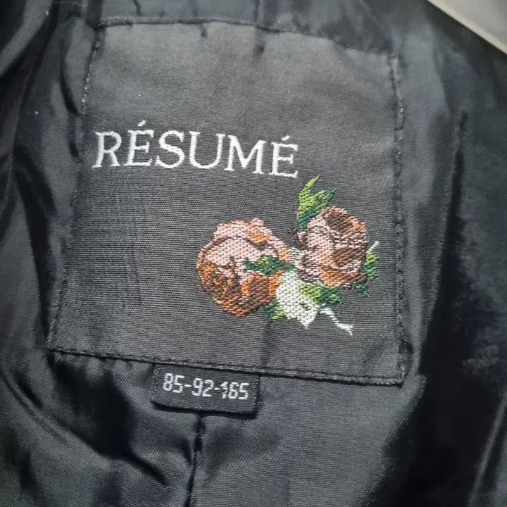 [BUNJANG] RESUME Quilted Jacket Black Size 55 / RESUME 퀼팅 자켓 블랙 55사이즈