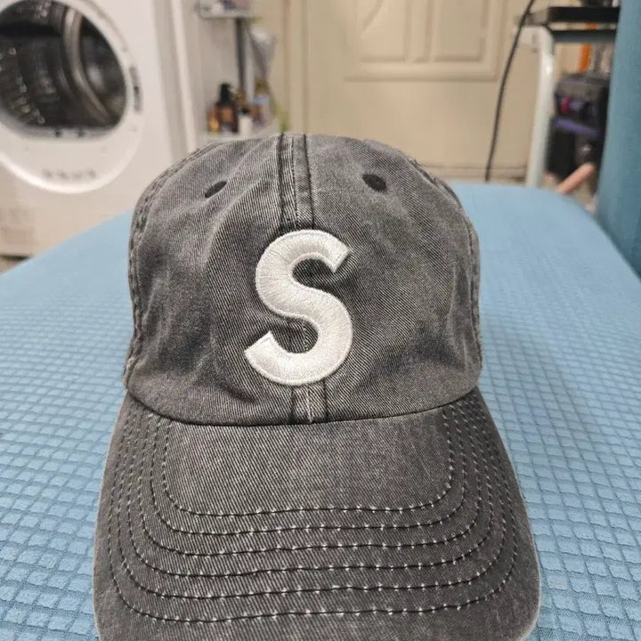 [BUNJANG] Supreme Pigment Print S Logo 6-Panel Cap Black / 택포)슈프림 피그먼트 프린트 S 로고 6-패널 캡 블랙 - 20SS
