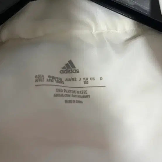 [BUNJANG] Adidas Three Stripes Long Padded Jacket / 아디다스 3선 롱패딩 화이트