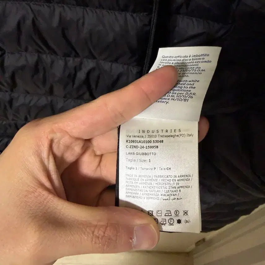 [BUNJANG] Moncler Lans Puffer Jacket Black / [1] 25 / 26 몽클레어 란스 Lans 패커블 숏패딩 경량패딩 블랙