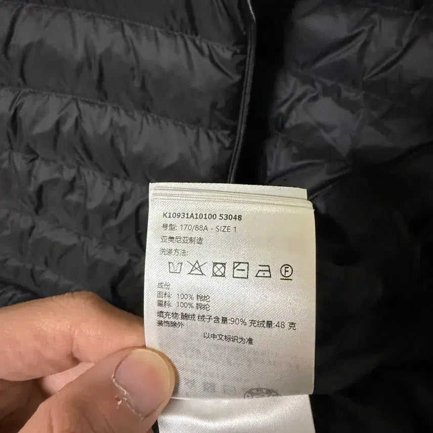 [BUNJANG] Moncler Lans Puffer Jacket Black / [1] 25 / 26 몽클레어 란스 Lans 패커블 숏패딩 경량패딩 블랙