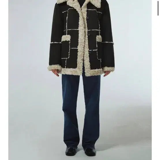 [BUNJANG] Current Reversible Mouton / 커렌트 리버서블 무스탕