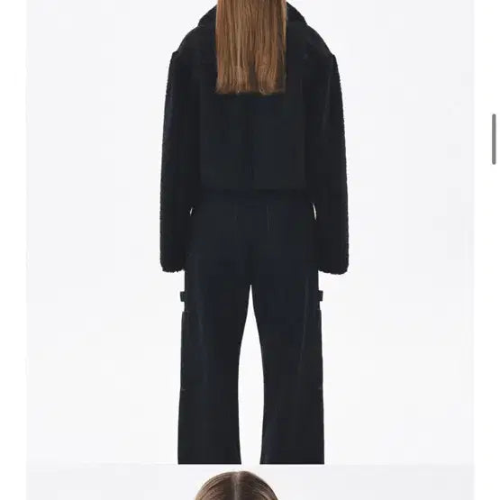 [BUNJANG] Current Crop Shearling Jacket / 커렌트 크롭 무스탕