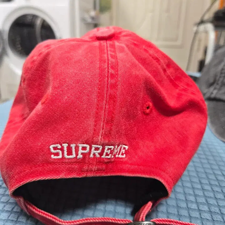 [BUNJANG] Supreme Pigment Print S Logo 6-Panel Cap Red / 택포)슈프림 피그먼트 프린트 S 로고 6-패널 캡 레드 - 20SS