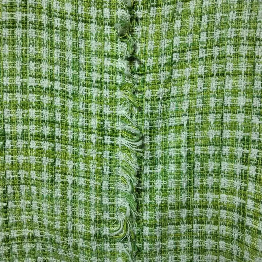 [BUNJANG] ZARA Fringe Tweed Vest / ZARA 그린 프린지 스타일 트위드 조끼