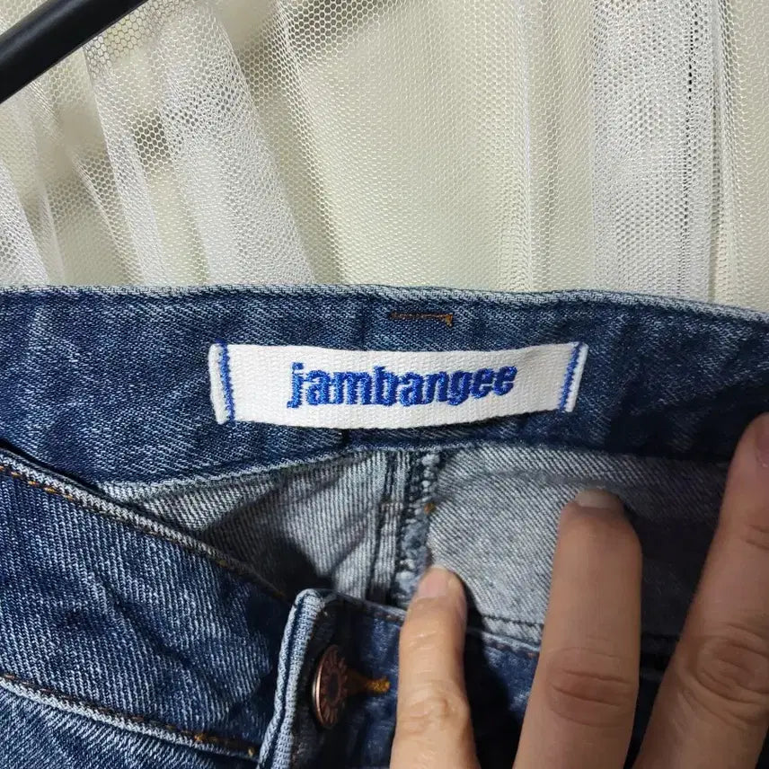 [BUNJANG] Jambangee Ice Cream Patch Denim Shorts / 잠뱅이 Jambangee 아이스크림 패치 데님 반바지