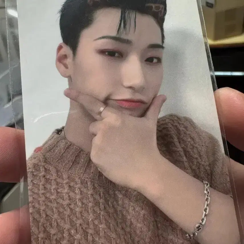 에이티즈 산 고양이귀 포카 피버 3 에버라인 양도 판매