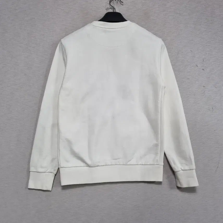 [BUNJANG] Man On The Boon Crewneck Sweatshirt (White Cat Embroidery) - Men&