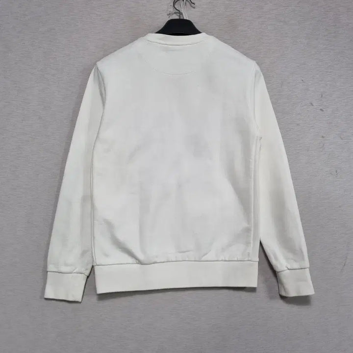 [BUNJANG] Man On The Boon Crewneck Sweatshirt (White Cat Embroidery) - Men&