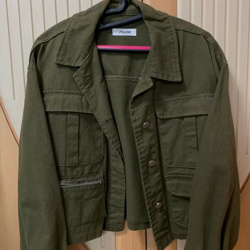 [BUNJANG] Cropped Field Jacket / 크롭 야상 자켓