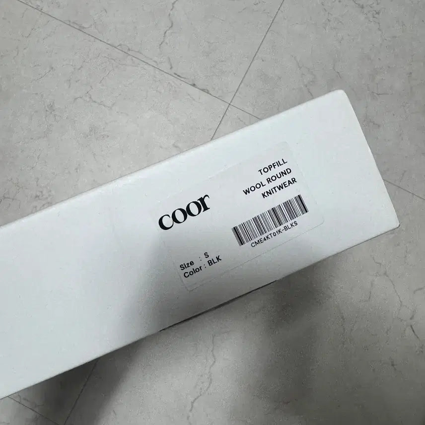 [BUNJANG] Coor Topfill Wool Round Knit / 쿠어 탑필 울 라운드 니트