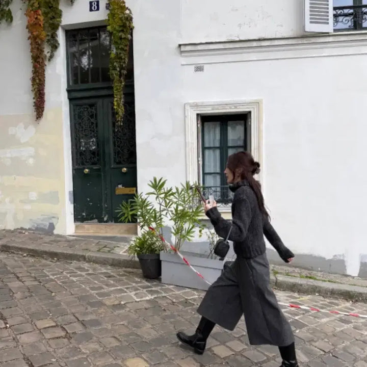 [BUNJANG] Three Cut Stripe Bermuda Pants / 쓰리컷 스트라이프 버뮤다팬츠