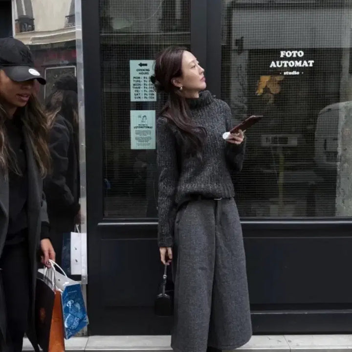 [BUNJANG] Three Cut Stripe Bermuda Pants / 쓰리컷 스트라이프 버뮤다팬츠