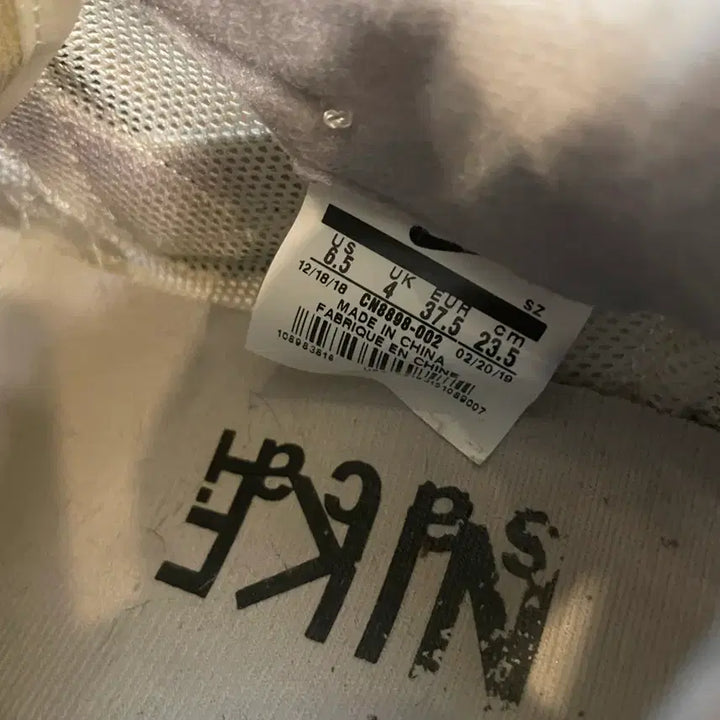 [BUNJANG] Nike LD Waffle Trainer White Sneakers / 나이키 LD 와플 트레이너 화이트235 빈티지