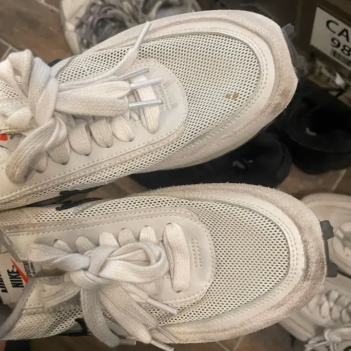 [BUNJANG] Nike LD Waffle Trainer White Sneakers / 나이키 LD 와플 트레이너 화이트235 빈티지