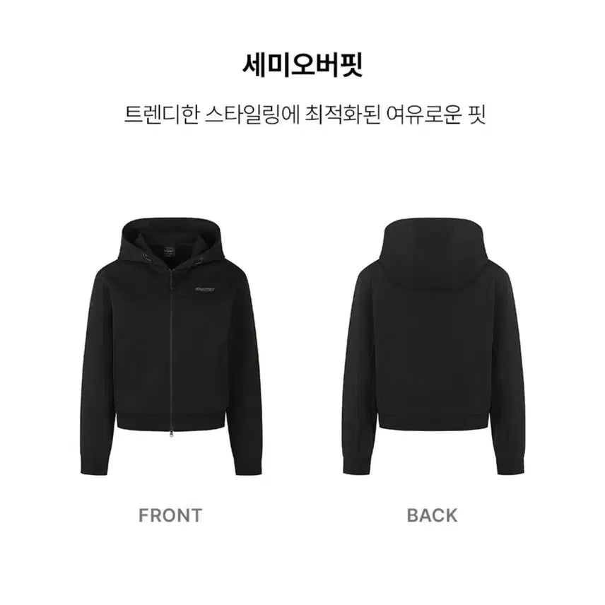 [BUNJANG] Discovery Expedition Technit Hooded Zip-Up Black / (새상품) 디스커버리 익스페디션 테크니트 후드집업 블랙 90