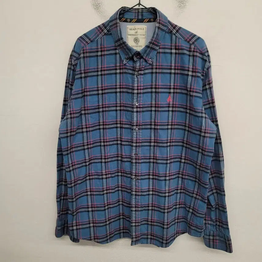 [BUNJANG] Beanpole Check Shirt / [105/XL] 빈폴 체크 셔츠