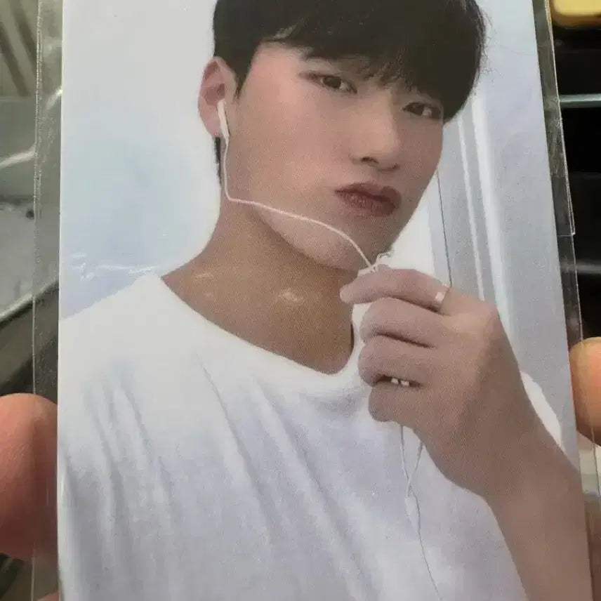 에이티즈 산 outlaw 후즈팬 럭키드로우 럭드