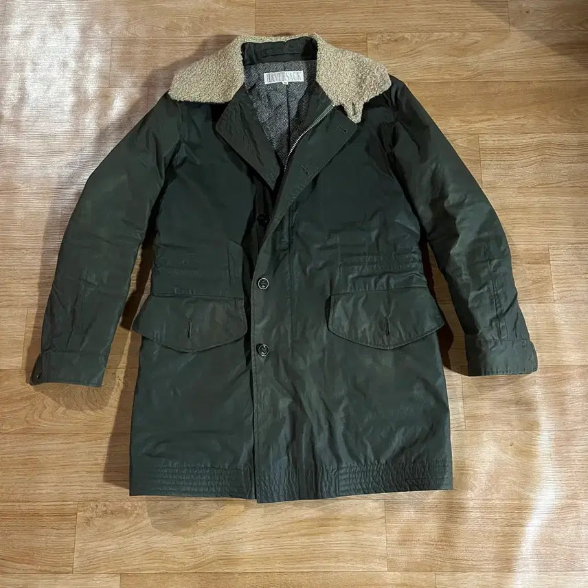[BUNJANG] Harversack Wax Coating Coat / [97] 하버색 왁스코팅 코트