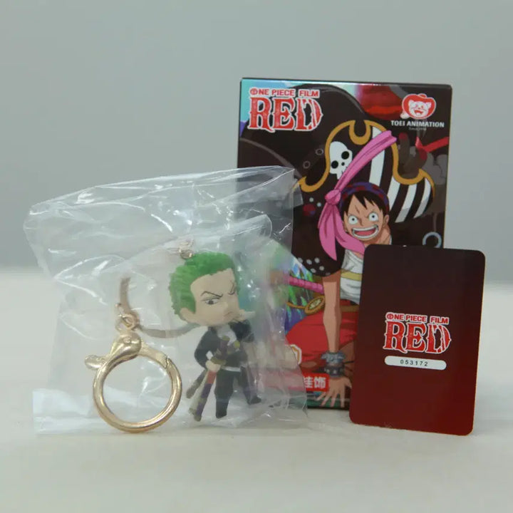 [BUNJANG] One Piece Film Red Zoro Figure Keychain / 원피스 필름 레드 조로 피규어 키링
