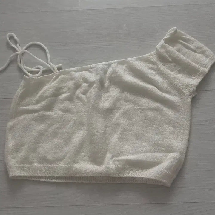 [BUNJANG] Tanat Asymmetrical Layered Bustier Ivory / 타낫 언발란스 레이어드 뷔스티에 아이보리