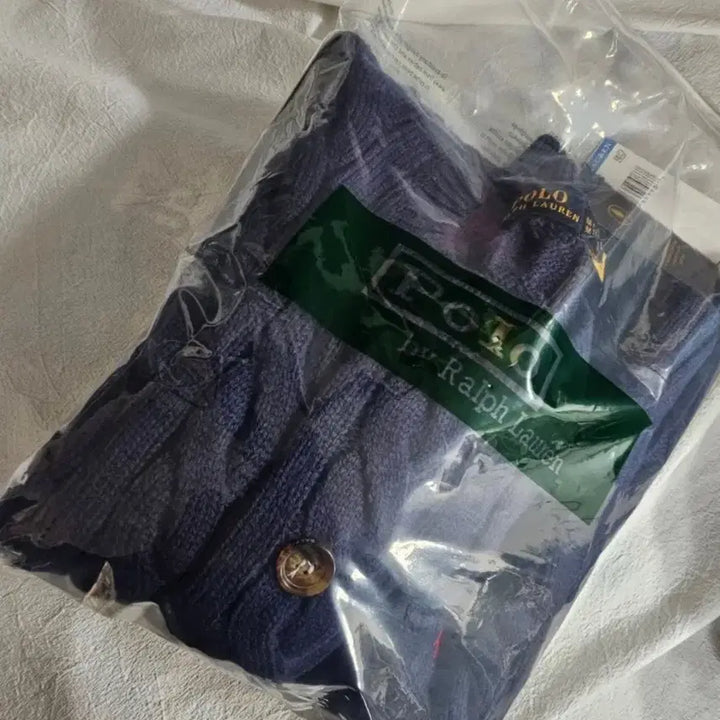 [BUNJANG] Polo Ralph Lauren Wool Cable Knit Cardigan Navy / 폴로 울케이블 가디건 네이비 새상품 여성용 S.M