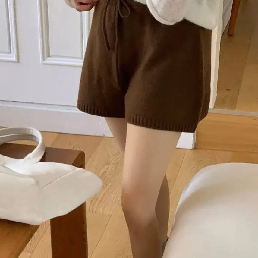 [BUNJANG] Miel Es Knit Bending Pants Gray / 미엘 에즈 니트 밴딩바지 그레이
