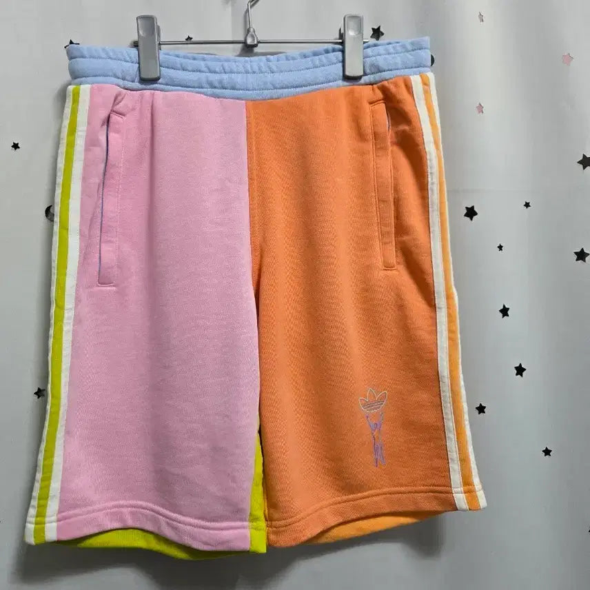 [BUNJANG] Adidas Colorblock Shorts / 아디다스 컬러블록 반바지 팝한 색감 S