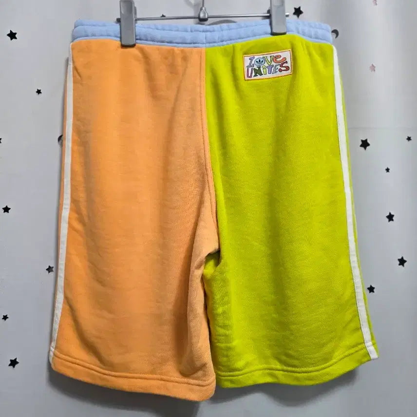 [BUNJANG] Adidas Colorblock Shorts / 아디다스 컬러블록 반바지 팝한 색감 S