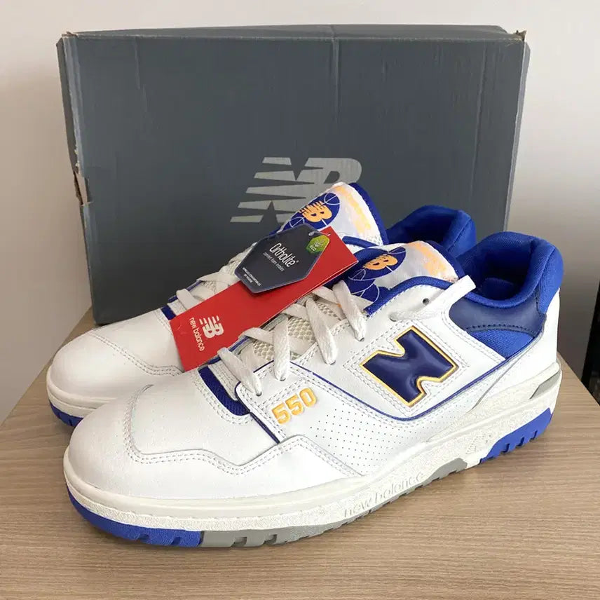 [BUNJANG] New Balance 550 Sneakers White x Blue / (새제품) 뉴발란스 550 화이트X블루 265,285mm 스니커즈 정품
