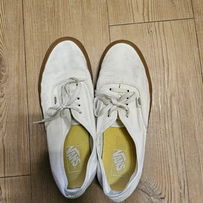 [BUNJANG] Vans Authentic Marshmallow Black 280 Sneakers / 반스 어센틱 마쉬멜로우 검 280