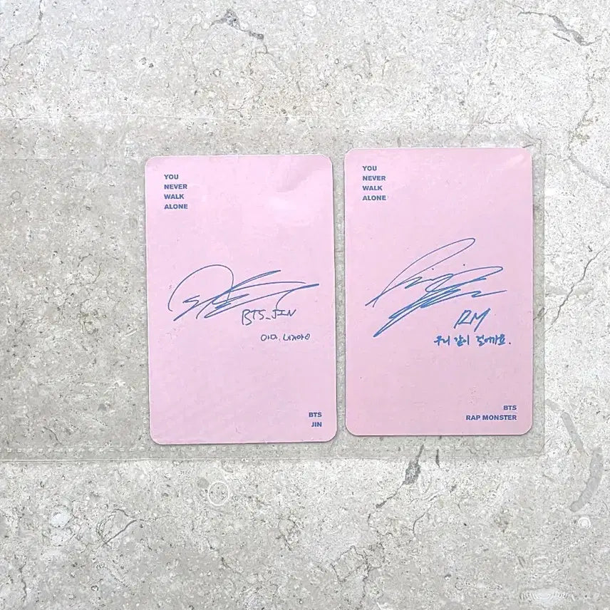 [BUNJANG] BTS Jin RM YNWA Spring Day Photocard / 방탄소년단 YNWA 봄날 포카 양도 진 알엠